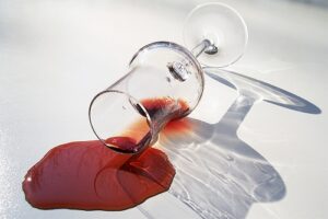 Odstranění červeného vína koberec