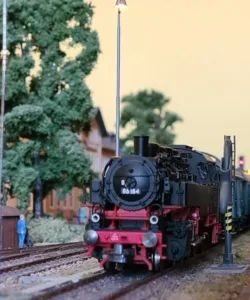 Model parní lokomotivy vláčky