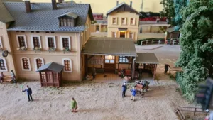 modely vláčků nádraží