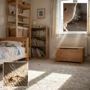 mikroplasty dětský pokoj